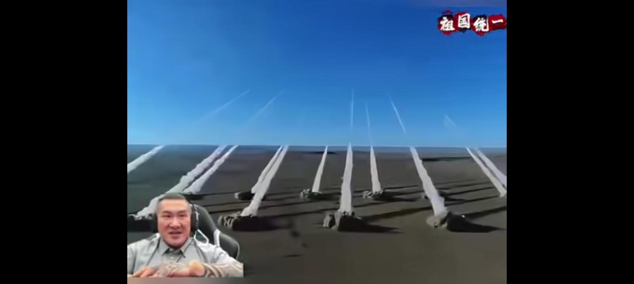 馆长当过兵，他知道饱和攻击的份量。
台军用着70岁的枪，老掉牙的炮。
不是不想换