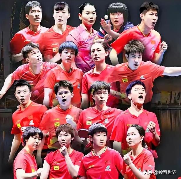 国乒队的帅小伙们，都快快成长起来，赛场上，不管兵分几路，最后都能杀出重围，一起会