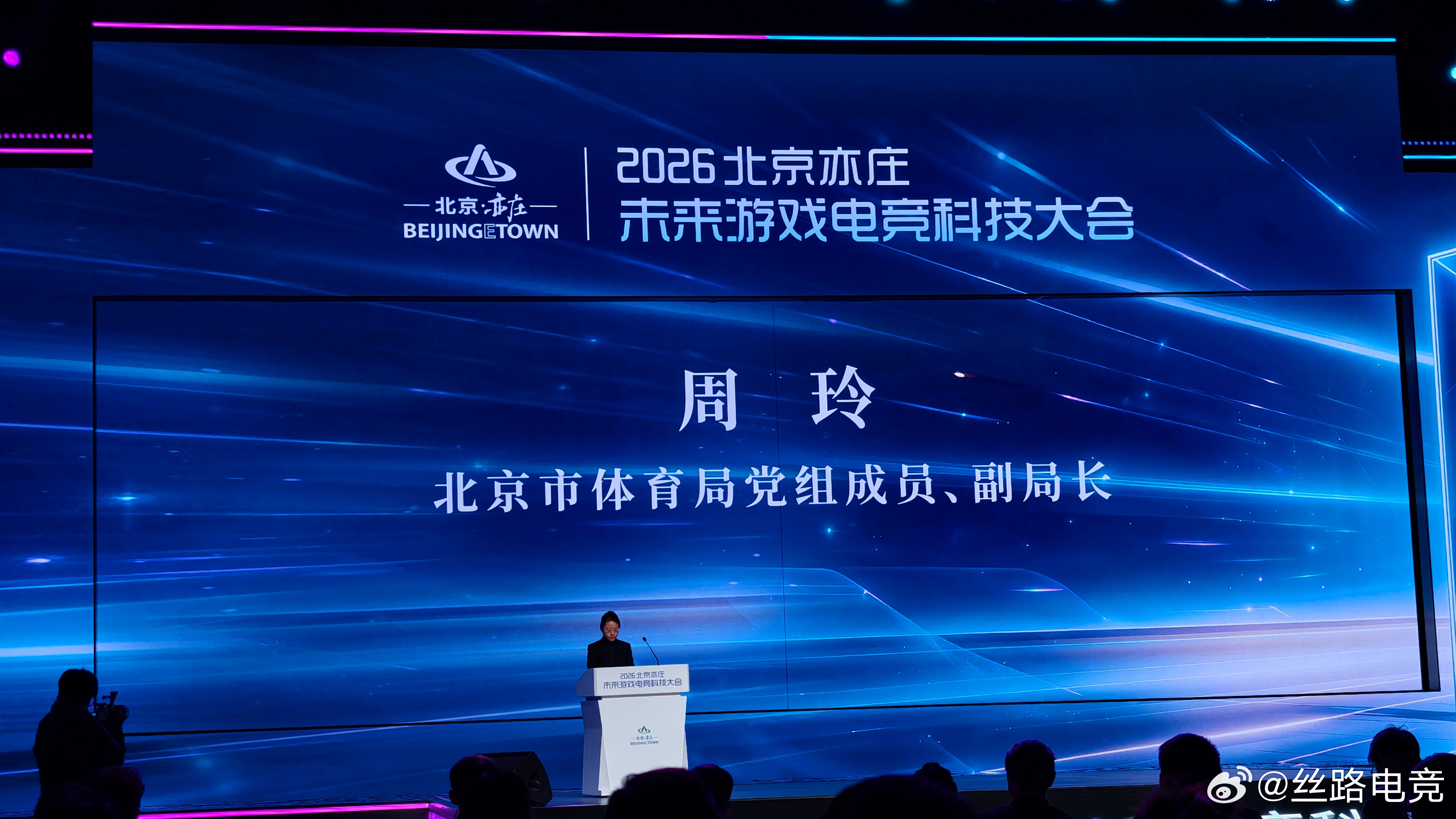 2026北京亦庄未来游戏电竞科技大会 北京市体育局党组成员、副局长周玲发表致辞，