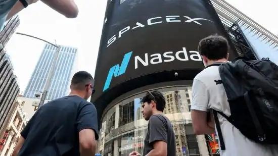 7月16日消息，SpaceX股价连续第四个交易日下跌，一度跌破 135 美元的首