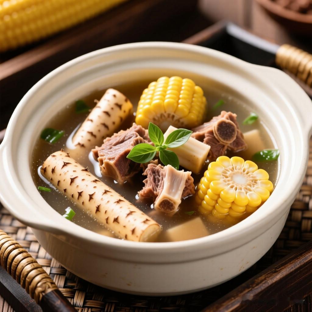 山药玉米排骨汤，一锅搞定全家人的胃！这样做汤鲜肉嫩，营养翻倍

这道汤可以说是家