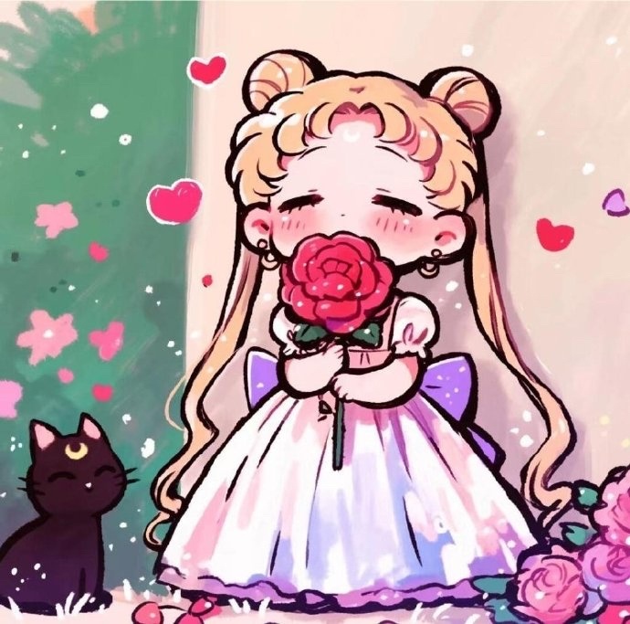 治愈系卡通二次元美少女战士壁纸头像动漫壁纸分享｜动漫头像分享｜二次元壁纸分享｜漫