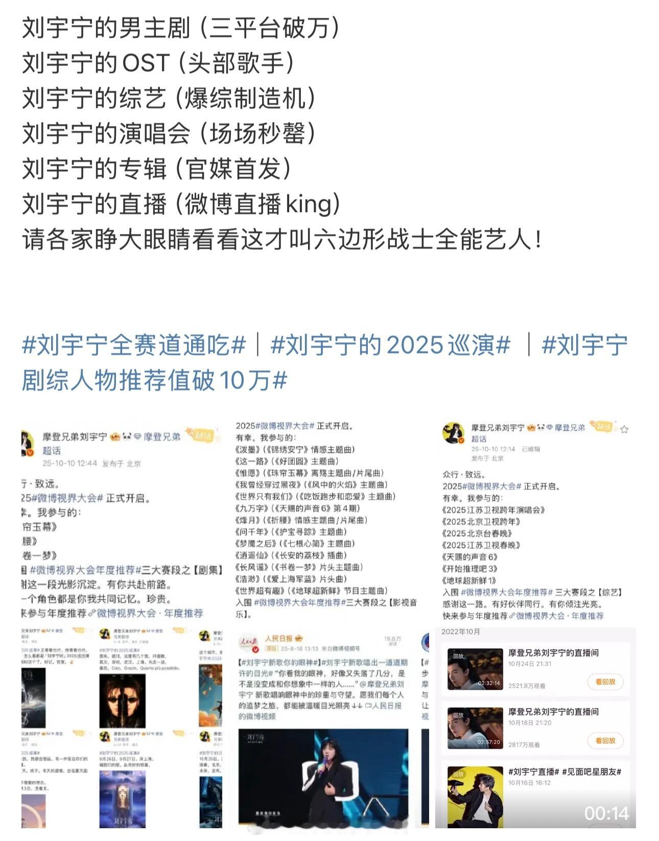 刘宇宁不管哪个赛道都是TOP吧，妈呀 ​​​