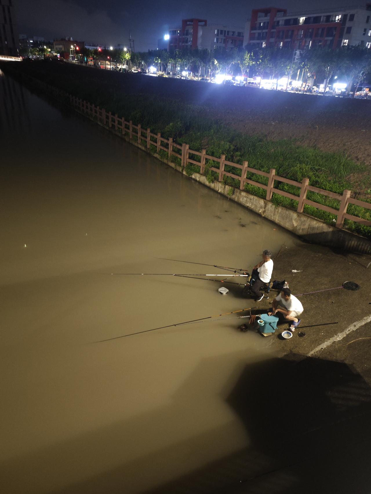 夏日生活打卡季夏天雨后的夜晚，空气湿漉漉凉爽爽，适合出门遛弯，只是地是湿的，有些
