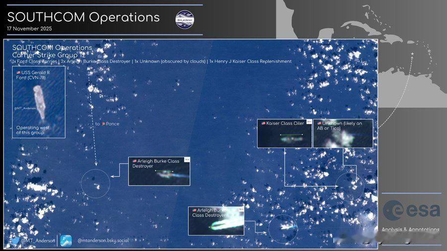 🇺🇸截至2025年11月17日，美国海军“杰拉尔德·R·福特”号航空母舰（C