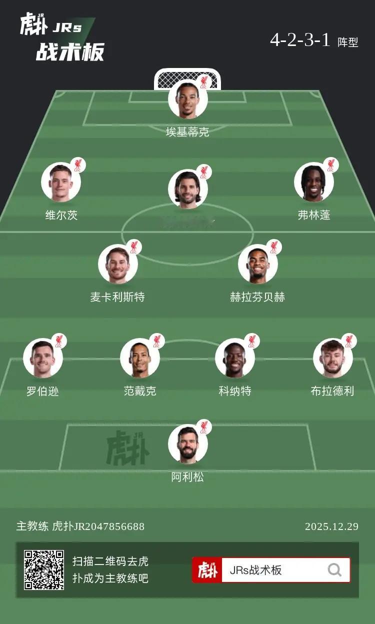 如何评价利物浦这套阵容？ 