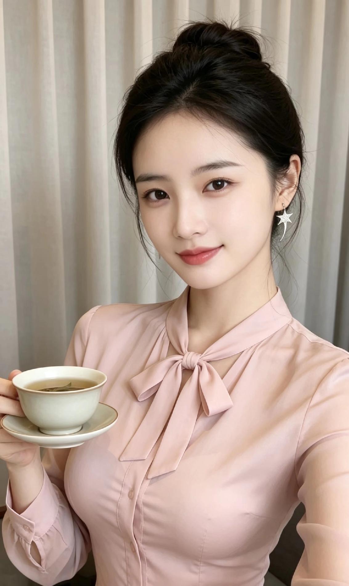 你从风里走来
带着人间最干净的明亮
眉眼是温柔的诗
笑靥是未说出口的晴朗
 
不