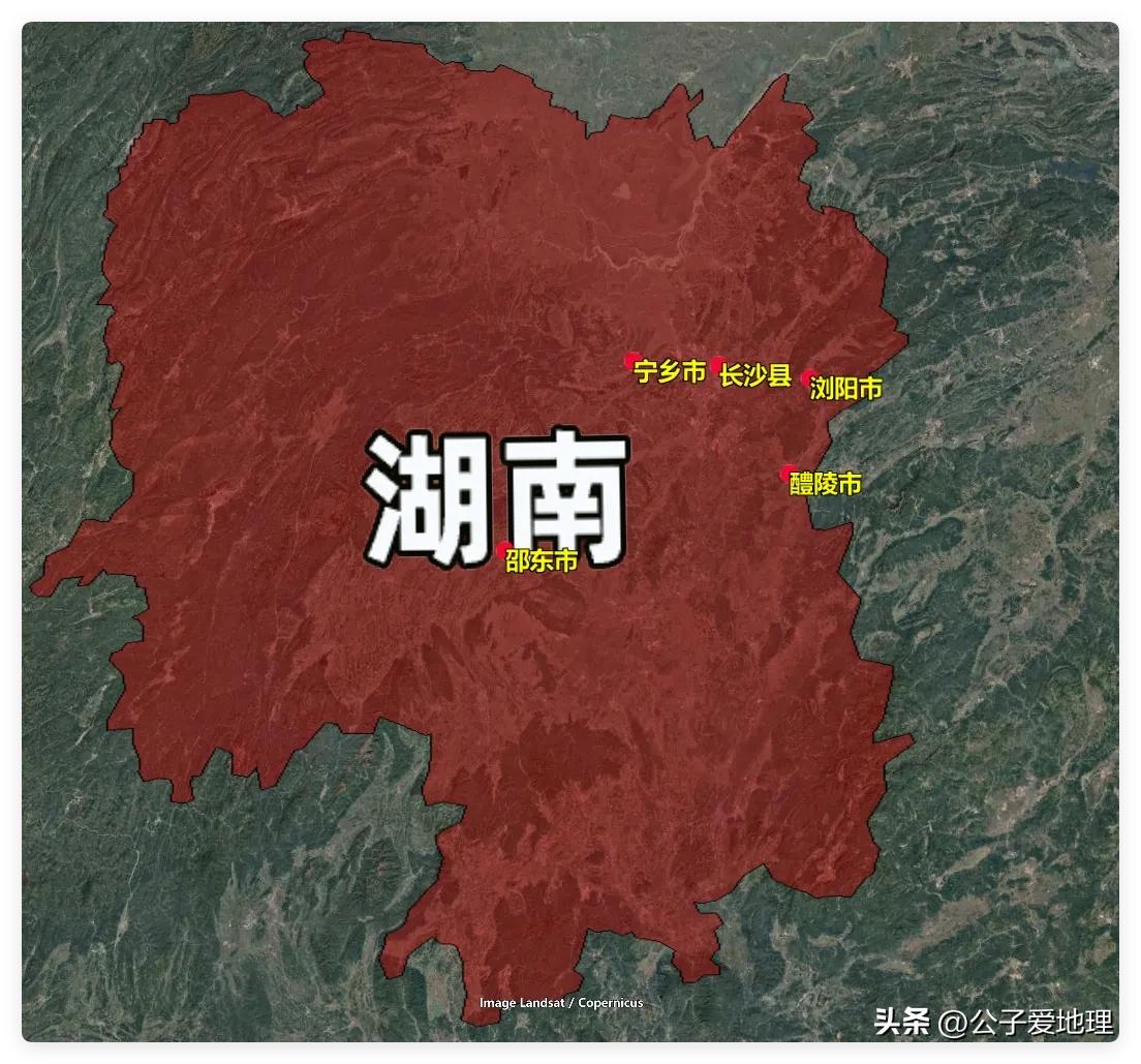 湖南省“富得流油”的五个县，全国鼎鼎有名。

很多人提起湖南，第一反应是山水秀美