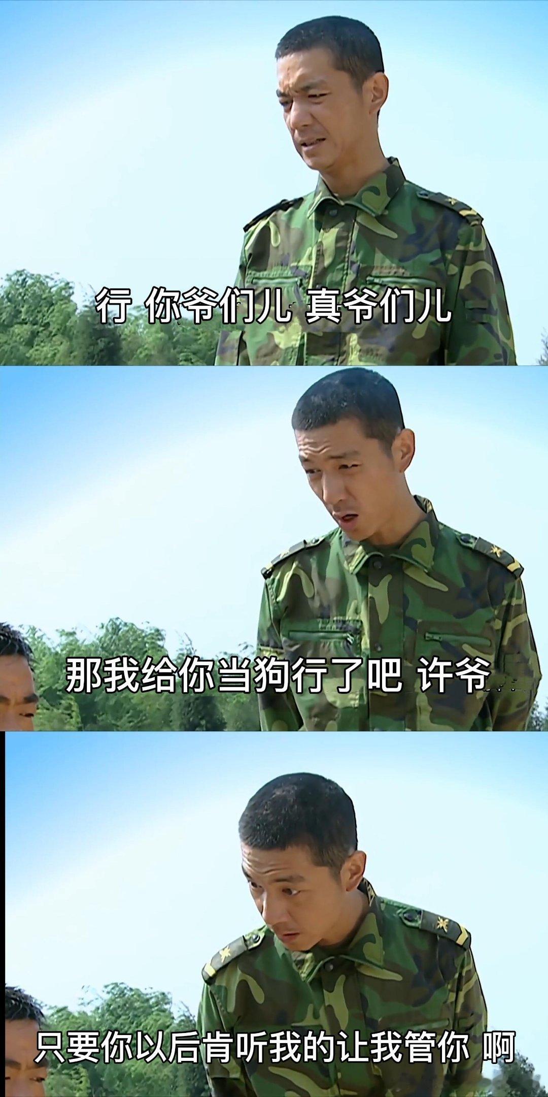 沈月你的CP复活了 笑疯！沈月早早就看透许三多的魅力，全员男性角色为他服务，藏锋