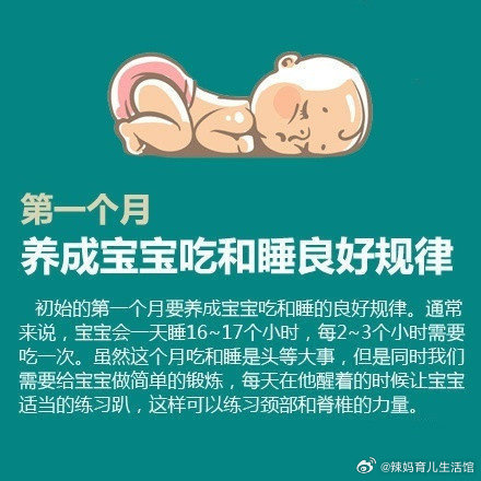 【宝宝1到12个月发育里程碑】小宝宝从刚出生到满1周岁，期间每个阶段的发育表现。