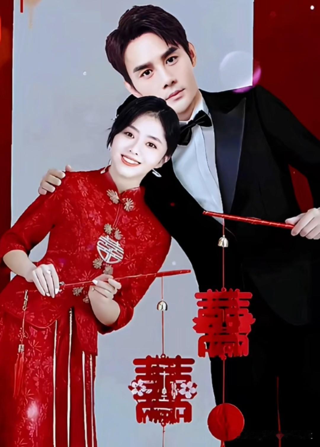 这婚礼现场氛围真好，俩人穿婚服笑起来特别甜，二搭很合适婚礼主持人秋凯 明星 🌹