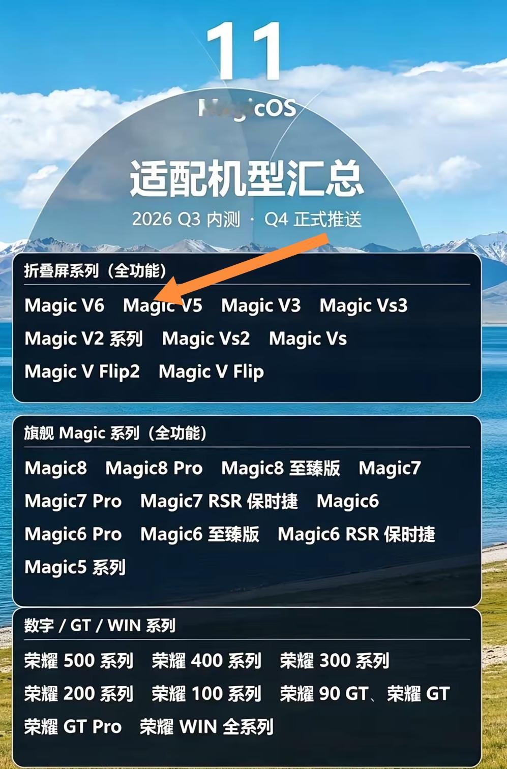 荣耀MagicOS 11第二波内测开始啦，据说荣耀Magic 7系列以及Magi