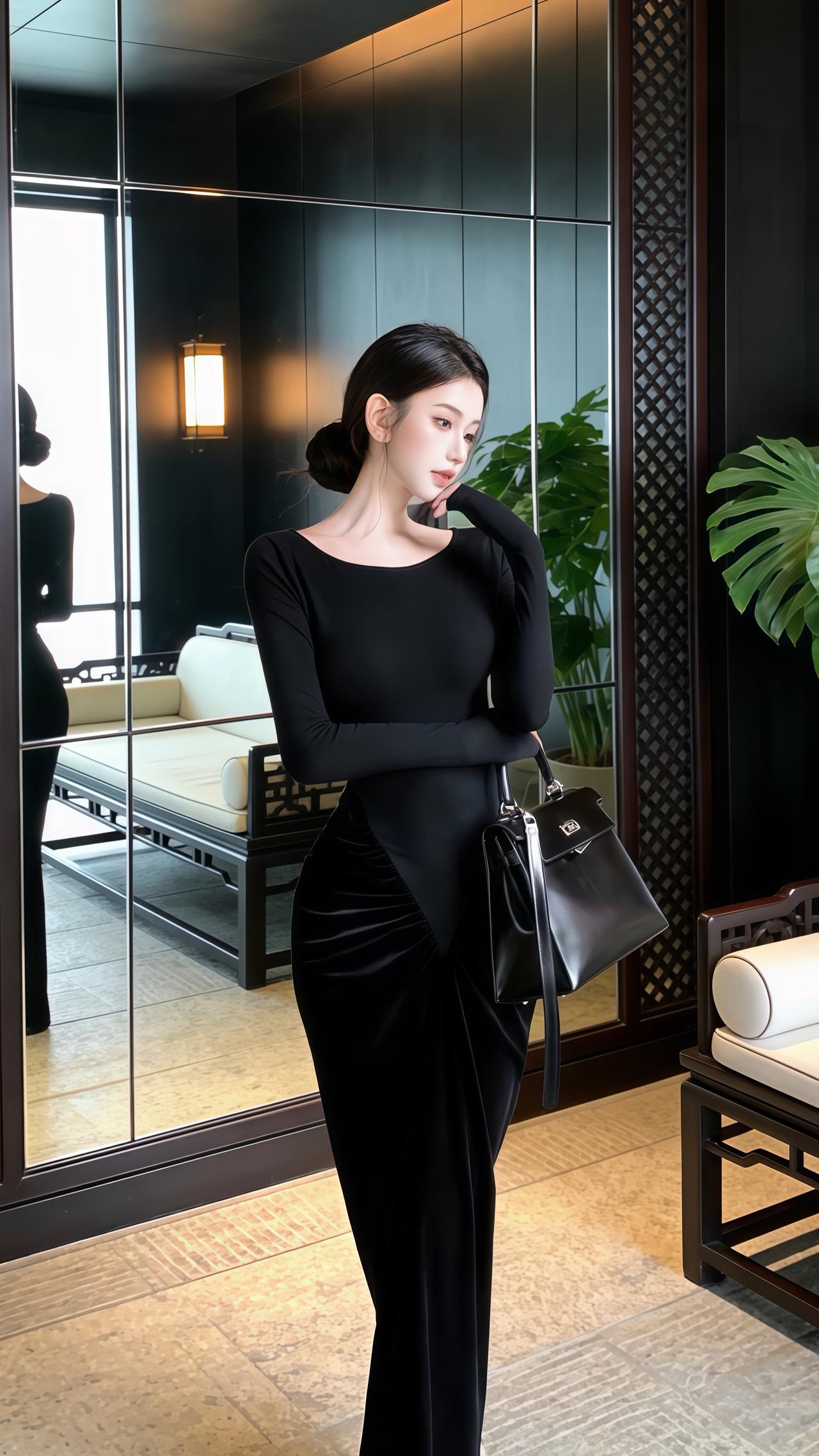 小年聚会穿御姐 女人味 身材 轻熟风