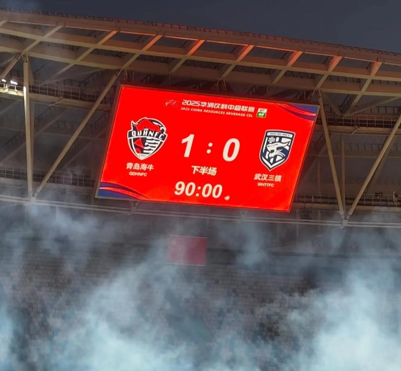 青岛海牛赢了武汉三镇后感觉自己又行了。
赛后骂XX西海岸，XX鲁能！！
不知道鲁