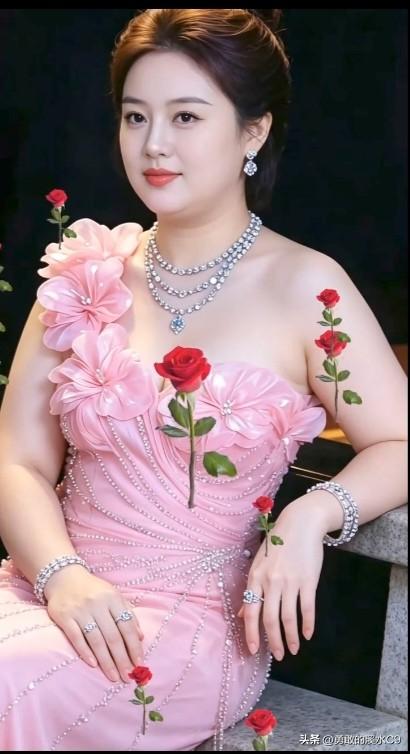 “红妆美人倚，花影映芳姿”，此景美极。如《闺中仕女图》所绘，闺阁美人慵懒倚于绣床