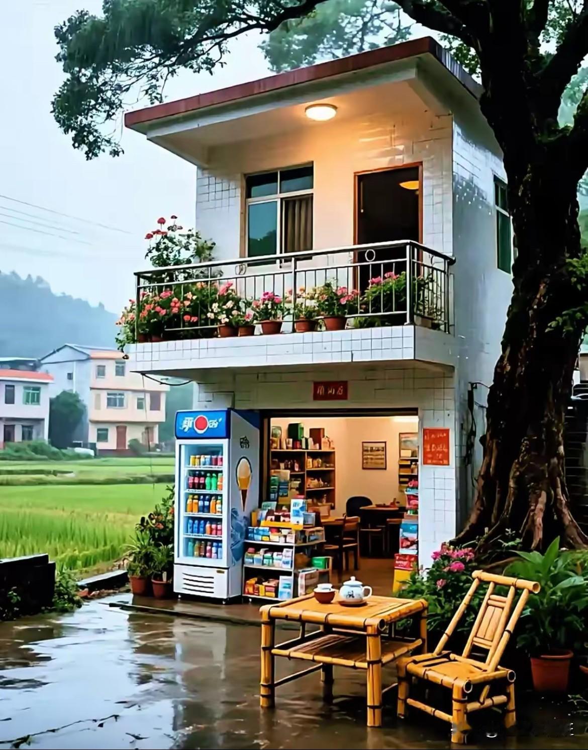 如果你在家里有这么个小卖部，你还愿意出去打工吗？