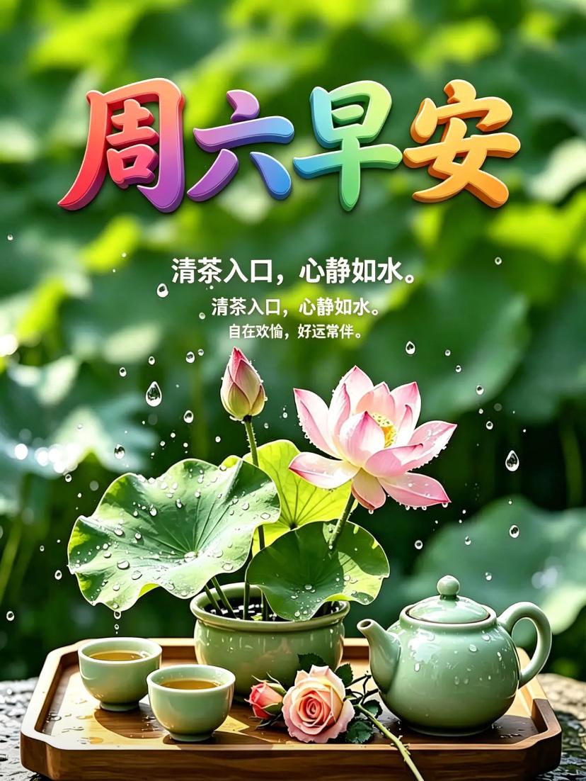 🌺2026./7月11日，抛开俗事，安度朝夕，闲度周末🌺 

🌈🌴朝晖漫