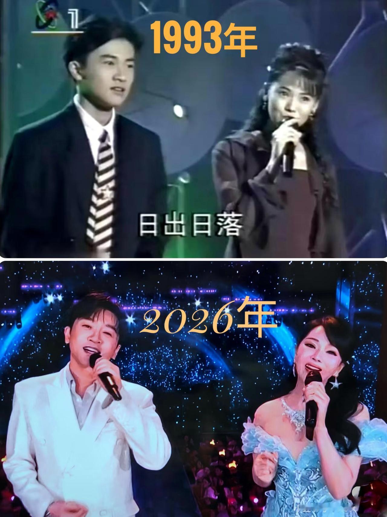 不得不说，
苏有朋和伊能静两个人都太会保养啦！
1993年两个人就同台过
在央视