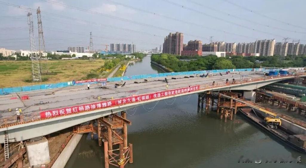 通车在即！昆山城北这座大桥合龙，红杨路接博雅路终于要通了

昆山城北的朋友们，红