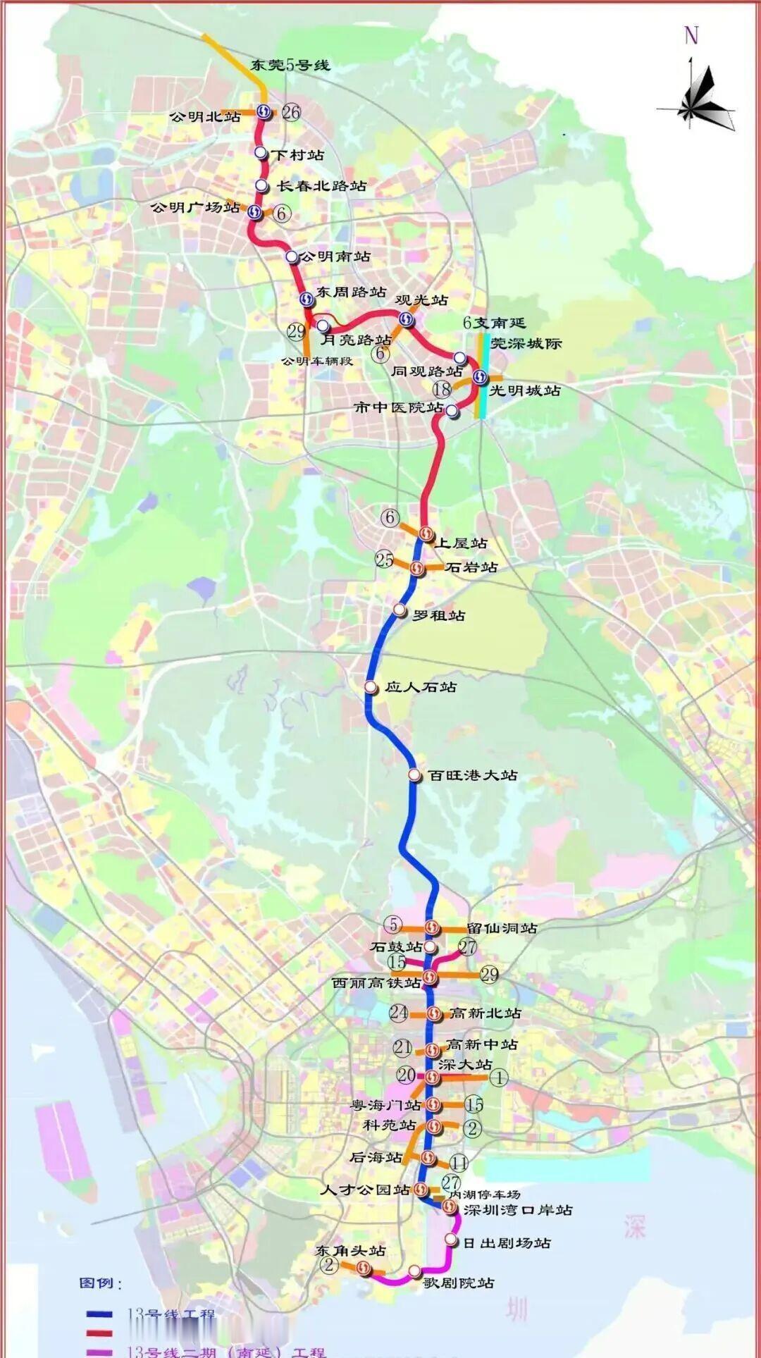 【13号线一期北段26日起“跑图”冲刺 年底将开通】9月26日起，深圳市轨道交通