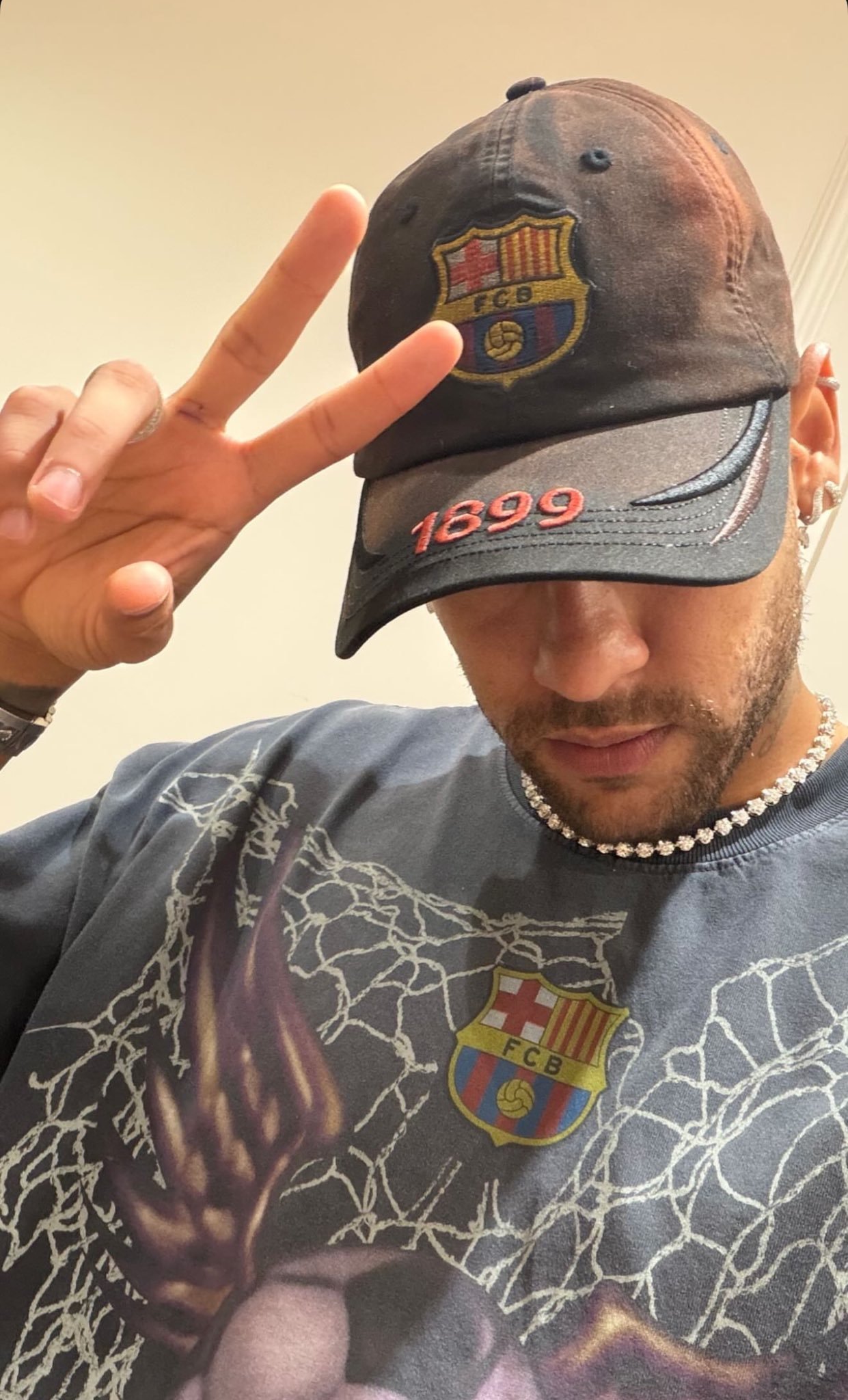 内马尔ins story更新🥶🥶🥶🥶❤️💙巴萨至死不渝红蓝魂