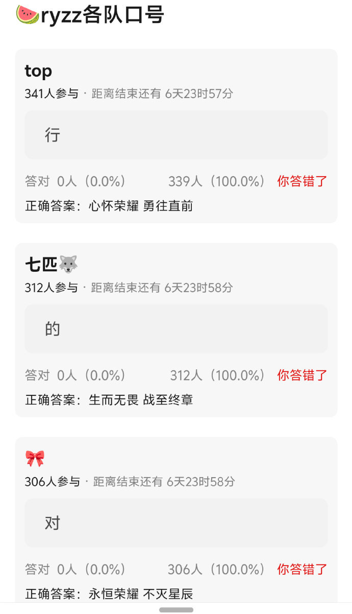 tf家族荣耀之战ready .荣耀之战口号 TF家族荣耀之战口号：TOP：心怀荣