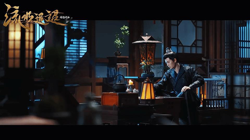 不知不觉中，已经被对方吸引~ ​​​[羞嗒嗒] #流水迢迢# 任嘉伦/李兰迪 ​