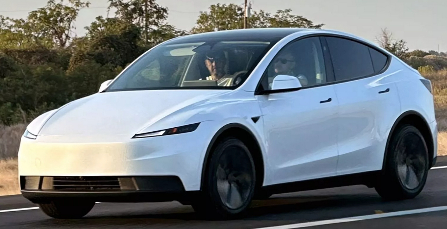 丐版特斯拉ModelY谍照曝光看到丐版特斯拉 Model Y 的谍照，变化挺多的