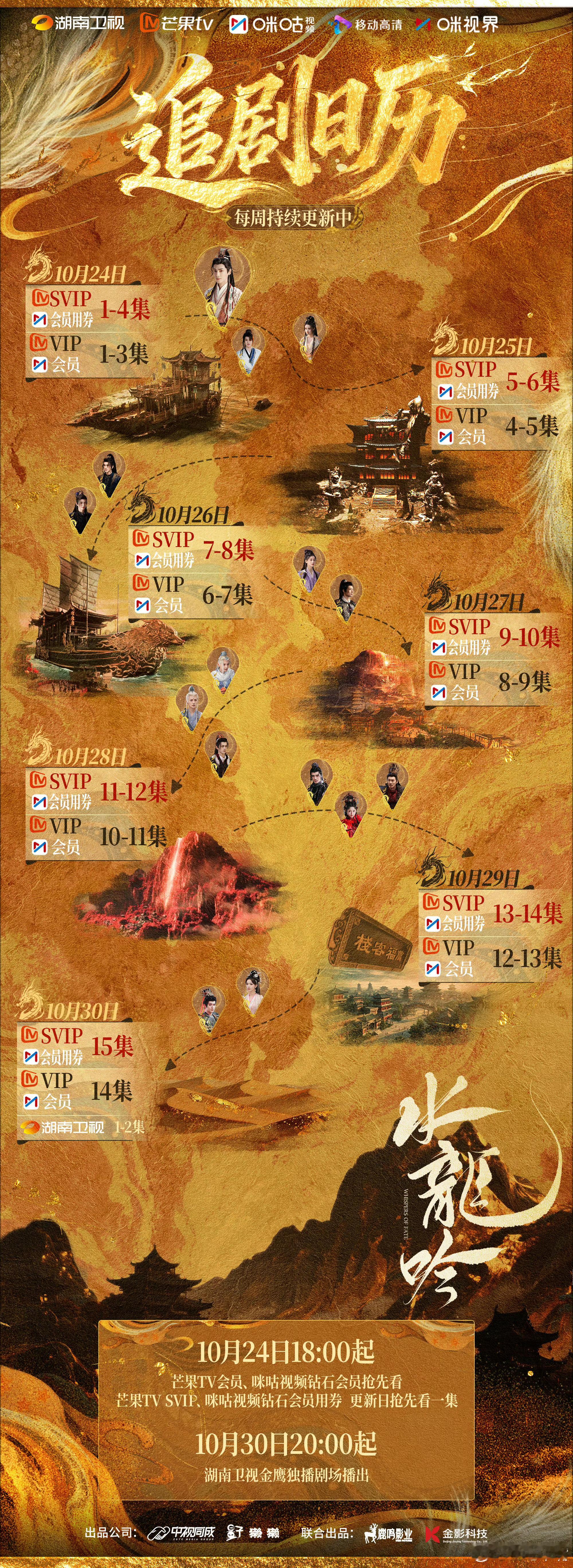 水龙吟罗云熙《水龙吟》湖南卫视今晚开播，来压收视率！预测全剧酷云集均：0.36-