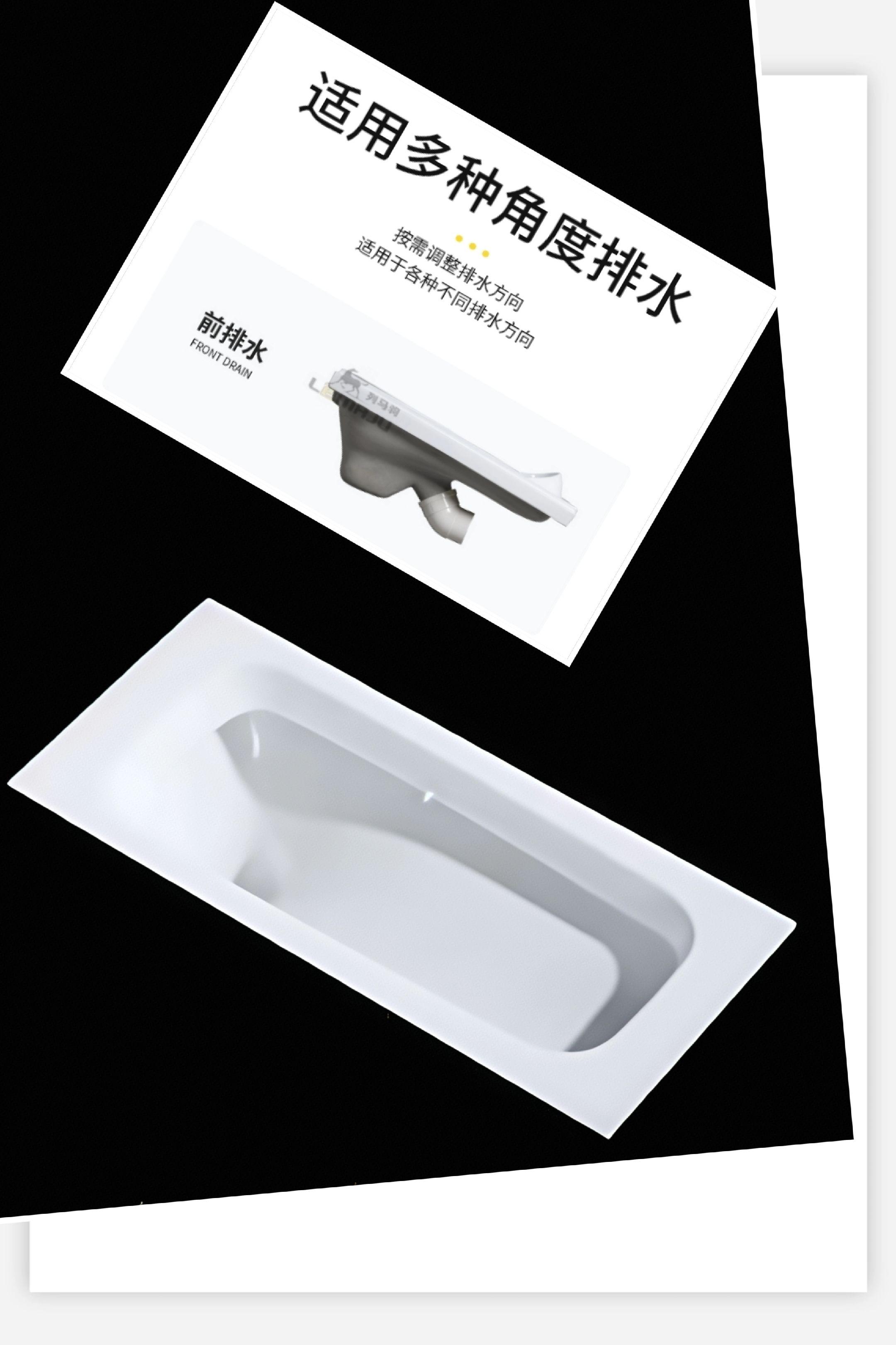 窄边蹲便器。家装，民宿，酒店宾馆饭店之首选，加深加长，干净卫生好打理。...