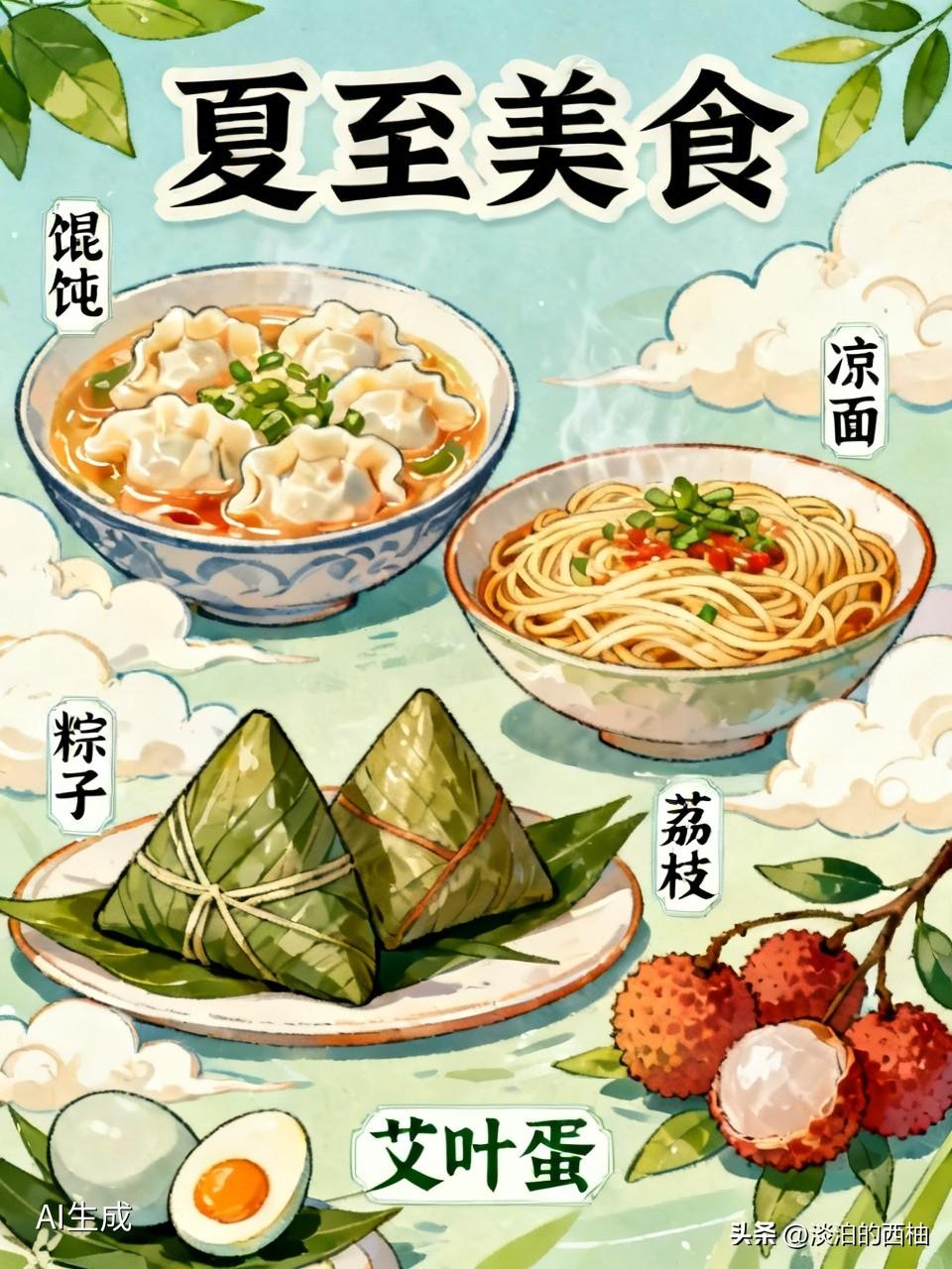 老话都说冬至饺子夏至面，这天吃面是全国通用的习俗，新麦刚收，来碗清爽凉面开胃又解