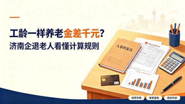 工龄一样养老金差千元？济南企退老人看懂养老金计算规则