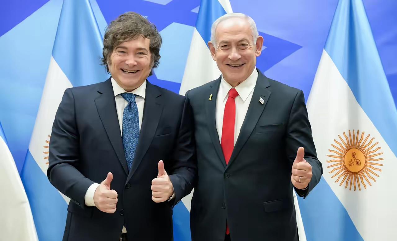 米莱太现实了，说翻脸就翻脸！面对以色列总理内塔尼亚胡在联合国大会期间遭到抵制，阿