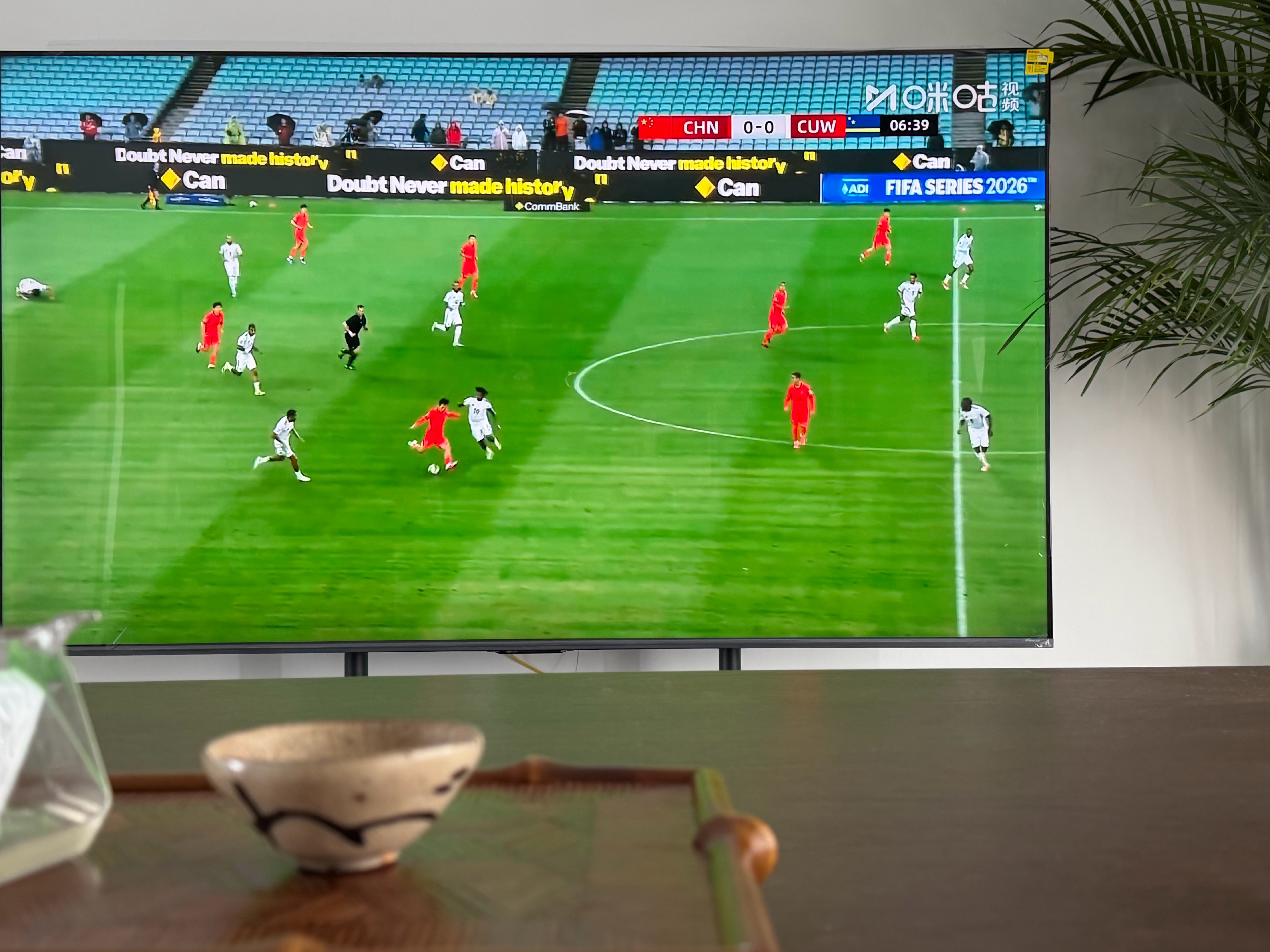 看看邵指导带的咋样，能不能逼平15万人口的库拉索中国男足vs库拉索