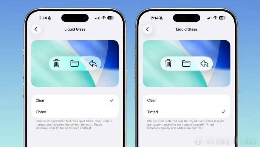 【iPhone新增切换液态玻璃外观选项】科技媒体 MacRumors 10 月 