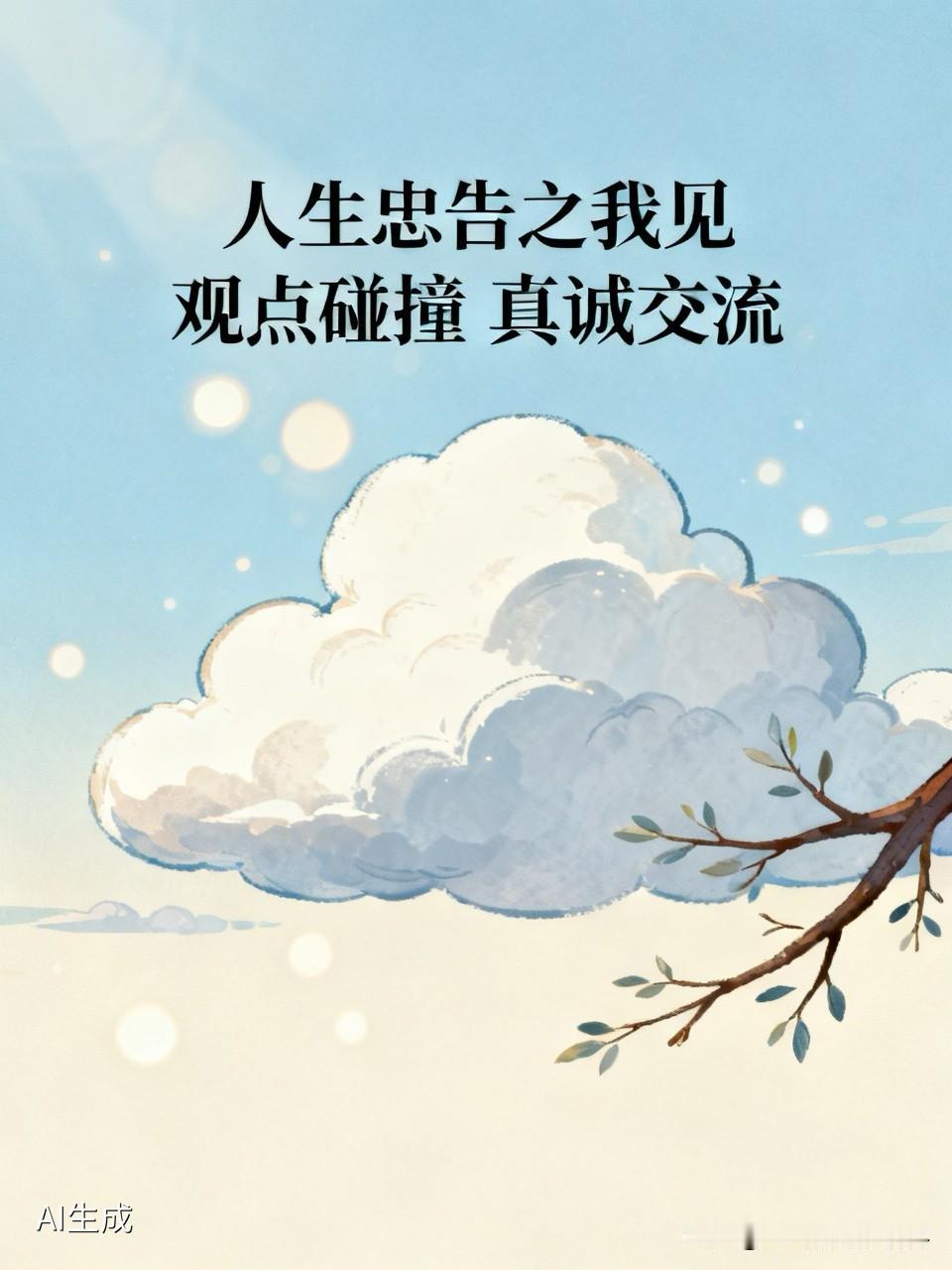 说实话，刚才看到有人发的这几条人生忠告，我愣了好一会儿，忍不住发表一下自己的看法
