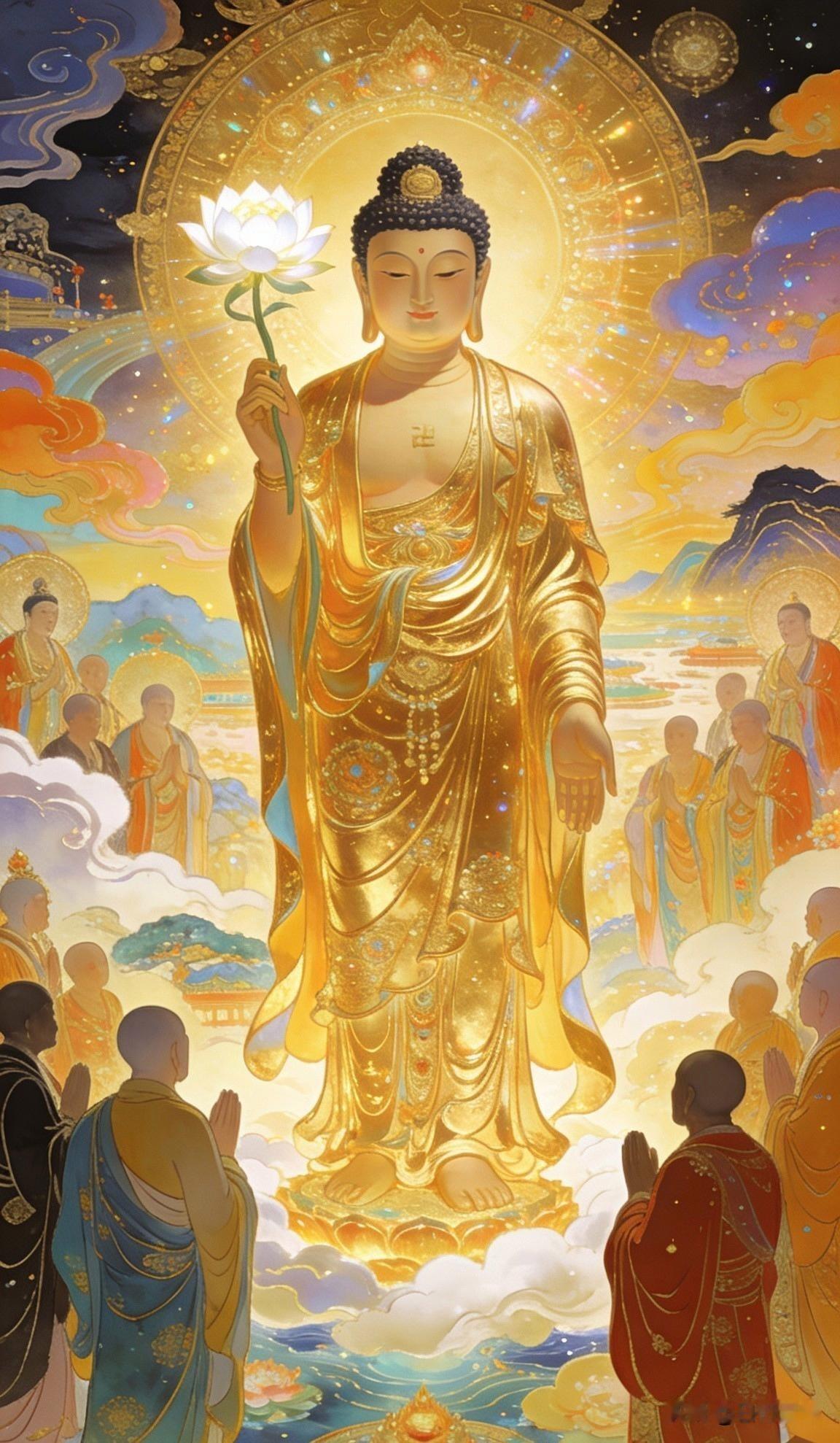 佛说：
心存善念，
常存包容。
看似成全他人，
实则圆满自己。
 
这人世间，