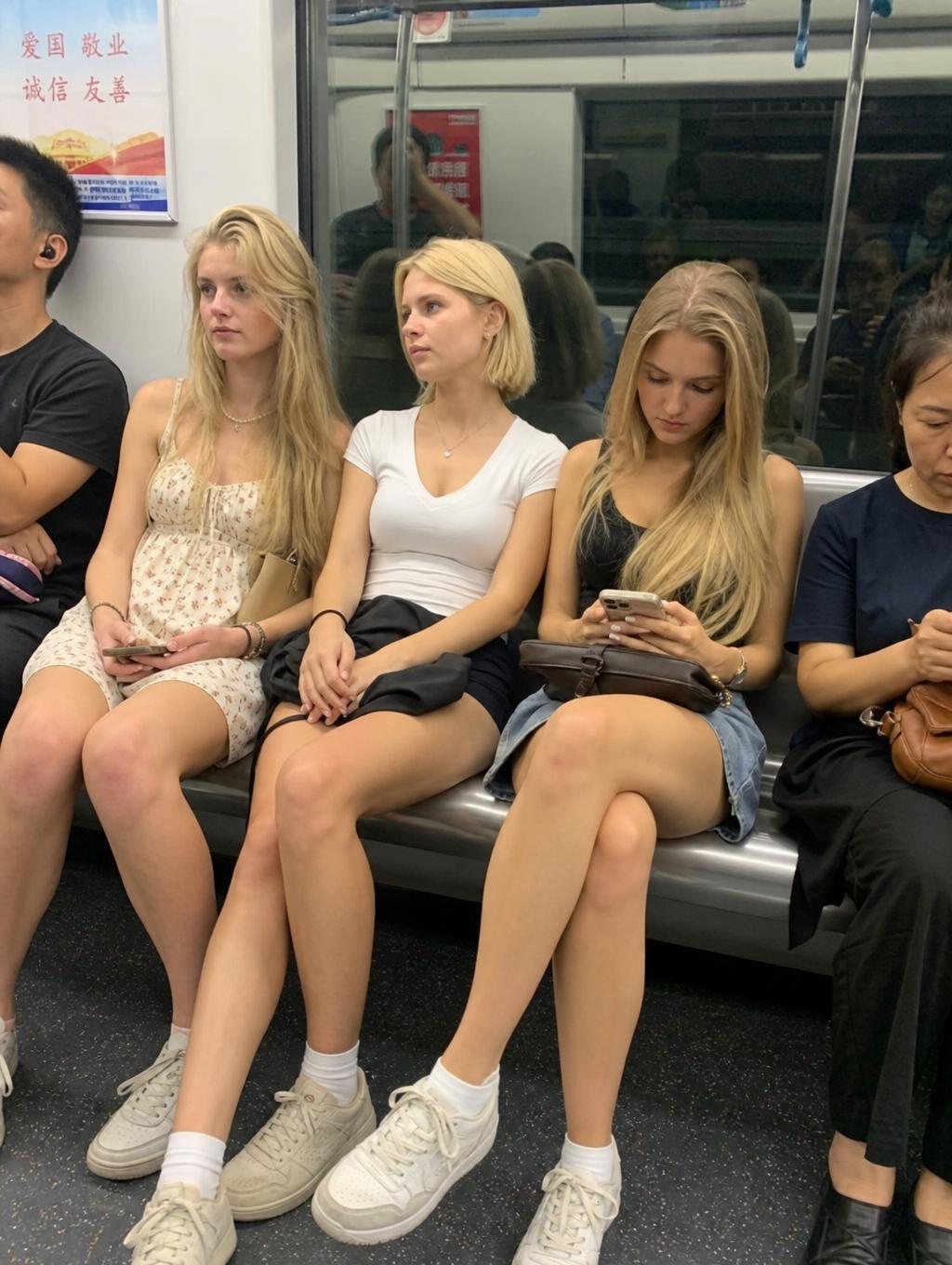 地铁上，这时候上去和她说，你是我见过最美的外国女孩，结局会如何？[灵光一闪]