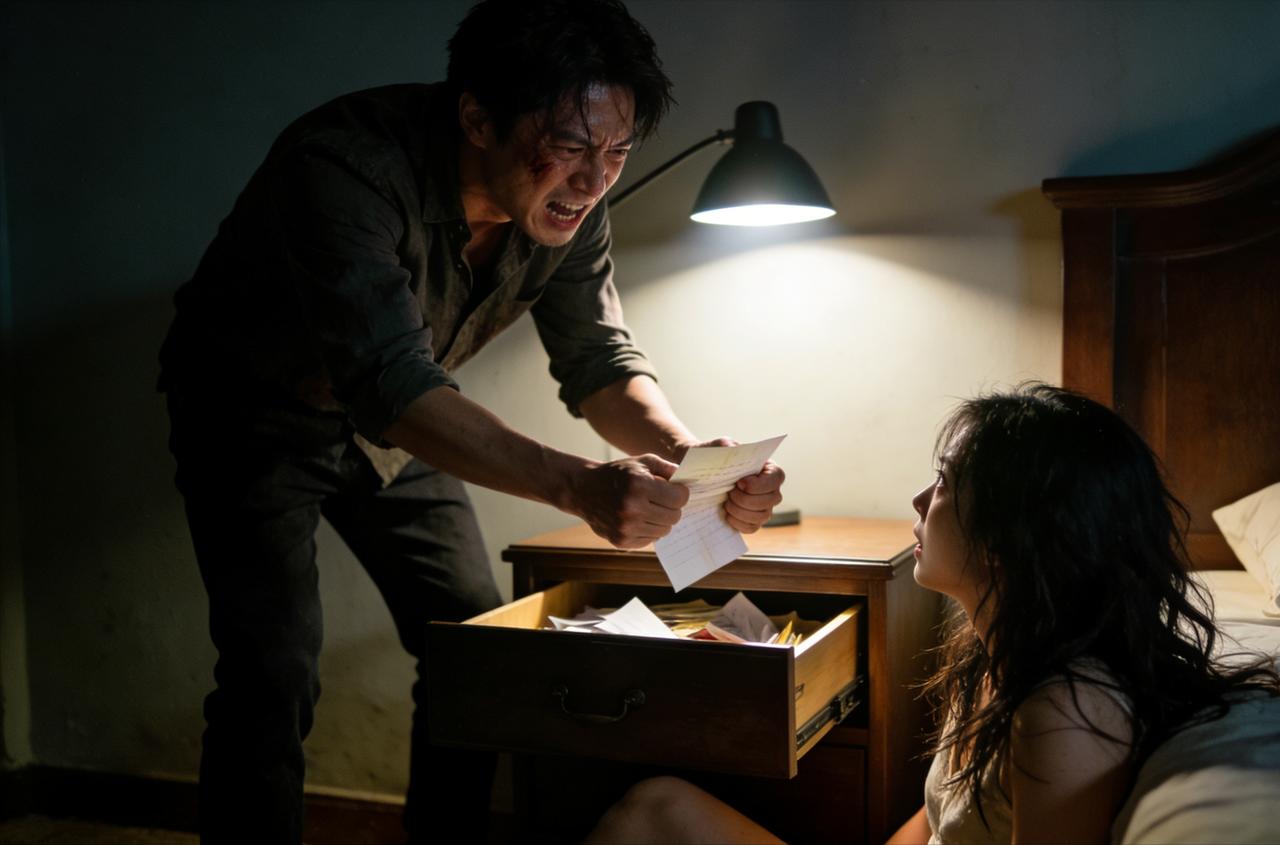 结婚三年，每次亲热时妻子都有个怪癖，昨晚我无意间翻开床头柜的夹层，看到的一幕让我