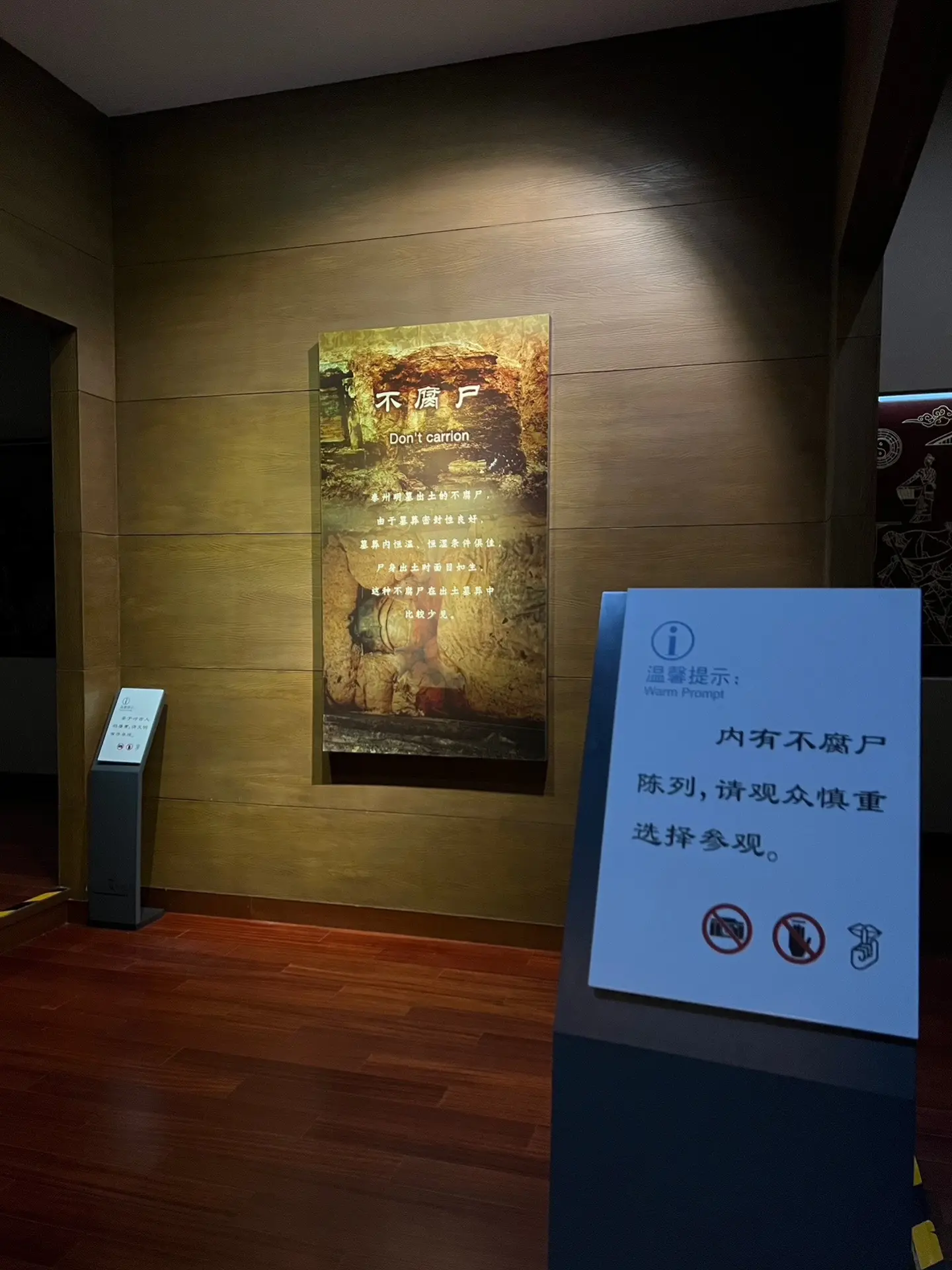 泰州博物馆的两位镇馆之宝。徐蕃夫妇不腐shi出土于江苏省泰州市东郊鲍家坝，现是泰州博物馆馆藏国宝级文物。徐蕃夫妇墓葬保存最好，墓主人夫妇的shi体出土时，皮肤富有弹性，栩栩如生，所穿服饰也鲜艳如新。 
徐蕃生于天顺七年（1463年）——卒于嘉清九年（1530年）
徐蕃妻子张盘龙生于景泰六年（1455年）——卒于嘉靖十一年（1532年） 
《明史》记载：“徐蕃，泰州人。弘治六年进士。授南京礼科给事中。武宗嗣位，复先朝所汰诸冗费，蕃等力争，不纳。后起江西参议，从都御史陈金讨平东乡寇。嘉靖时，累官工部右侍郎（正三品）。