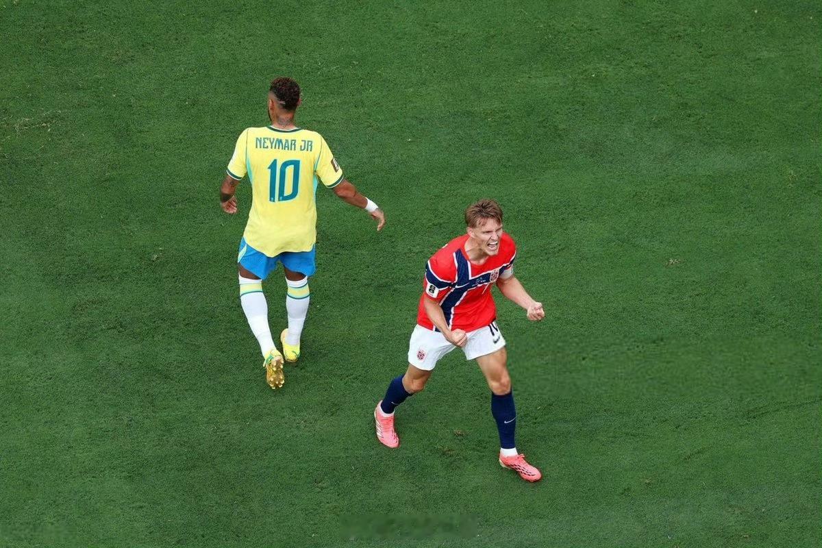 世界杯爆冷！巴西1-2挪威无缘八强，ESPN痛批内马尔挑衅行为，安帅换人决策遭质