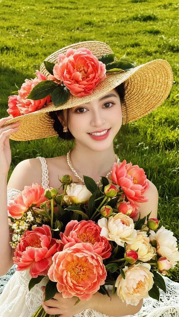 AI法式花海写真