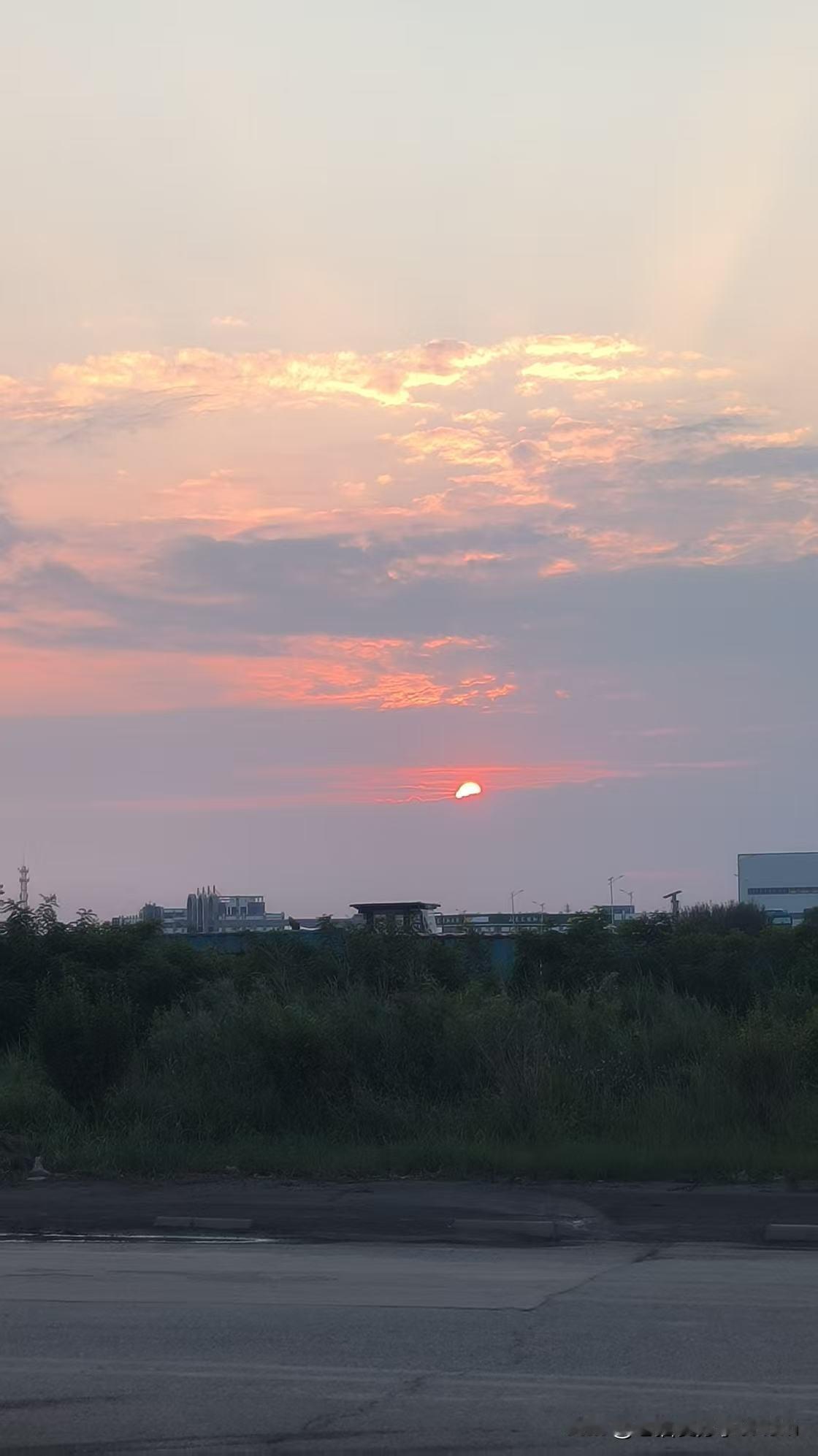 今天的夕阳
