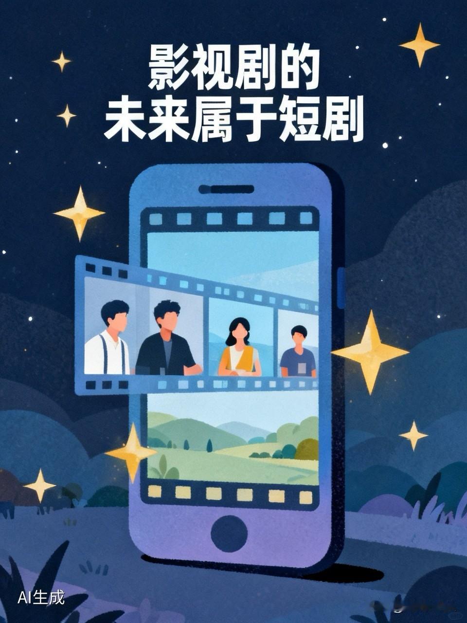 我认为短剧

1. 适配现在碎片化追剧节奏，通勤、午休随手就能刷完一集，不用整块