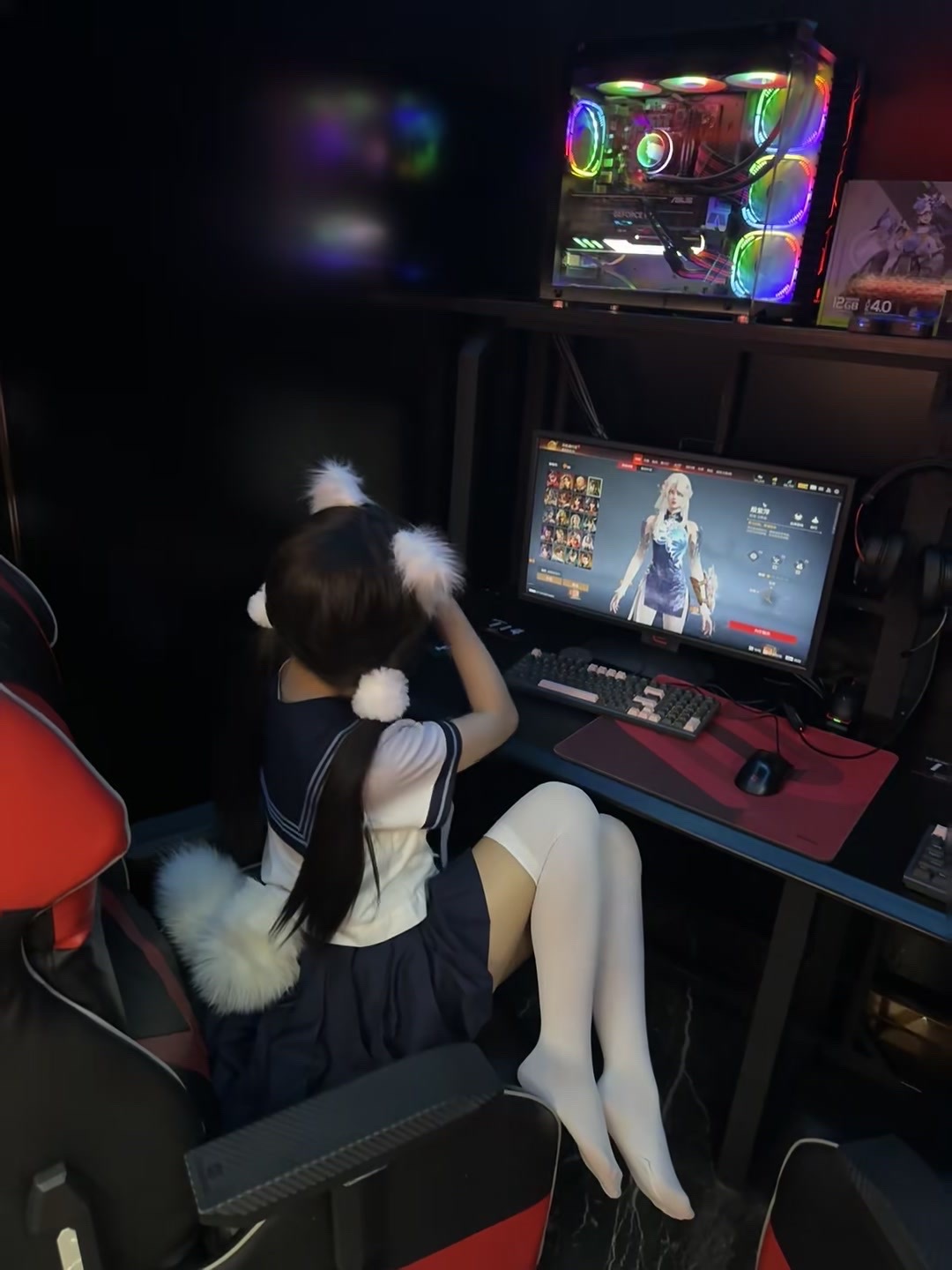 点赞看看双马尾 ​​​