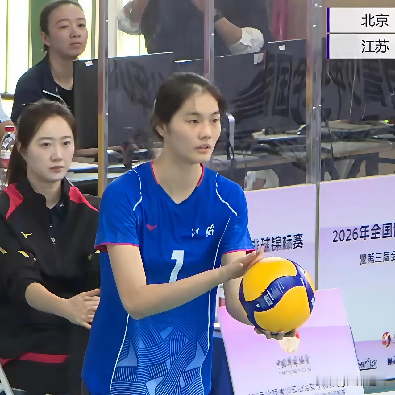 赵雨涵拦网亮眼，U19江苏女排胜北京进八强
10月23日，U19江苏女排全锦赛1