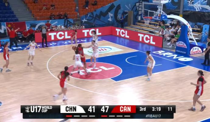 顶住啊，加拿大不会状态一直这么好的。咬住就能打。fibaU17女篮世界杯