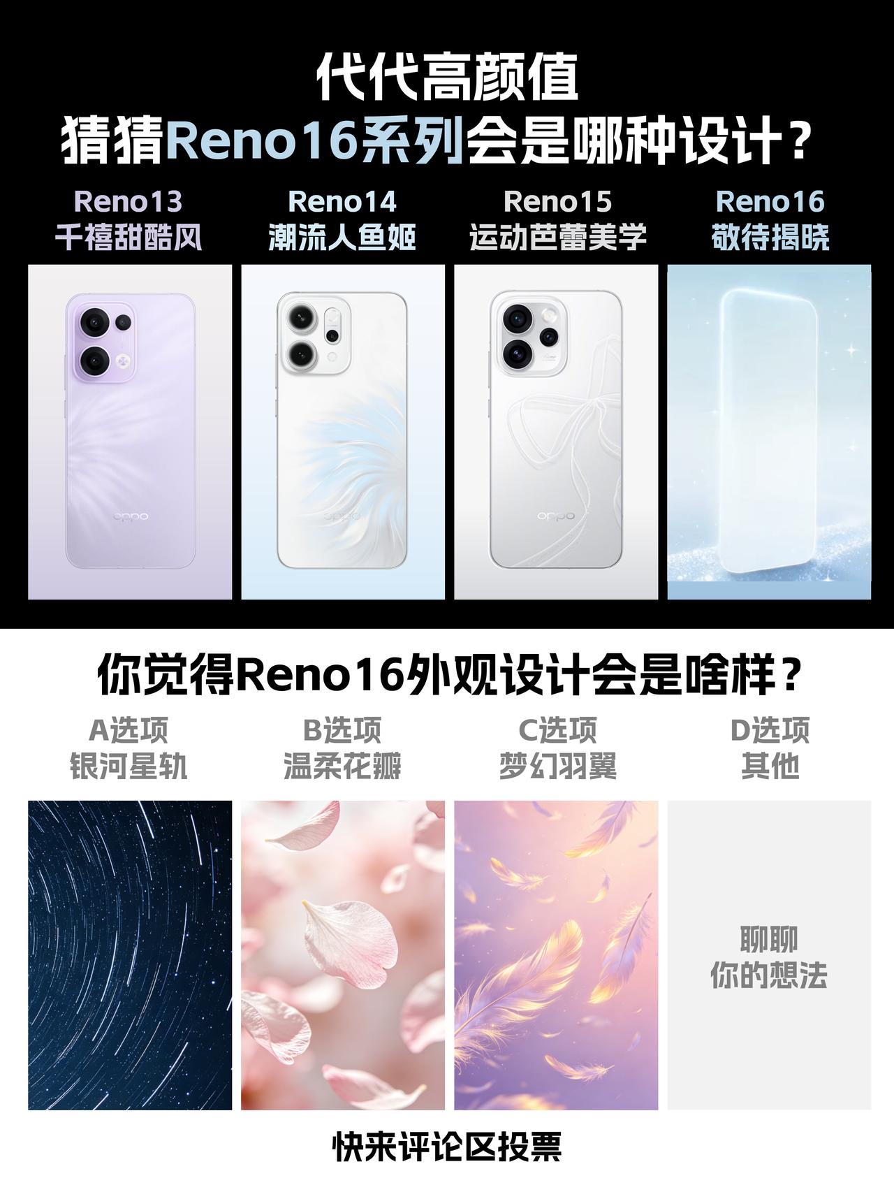 不得不说，Reno 系列真的把颜值和耐用刻进DNA里了
从 Reno13 到 R