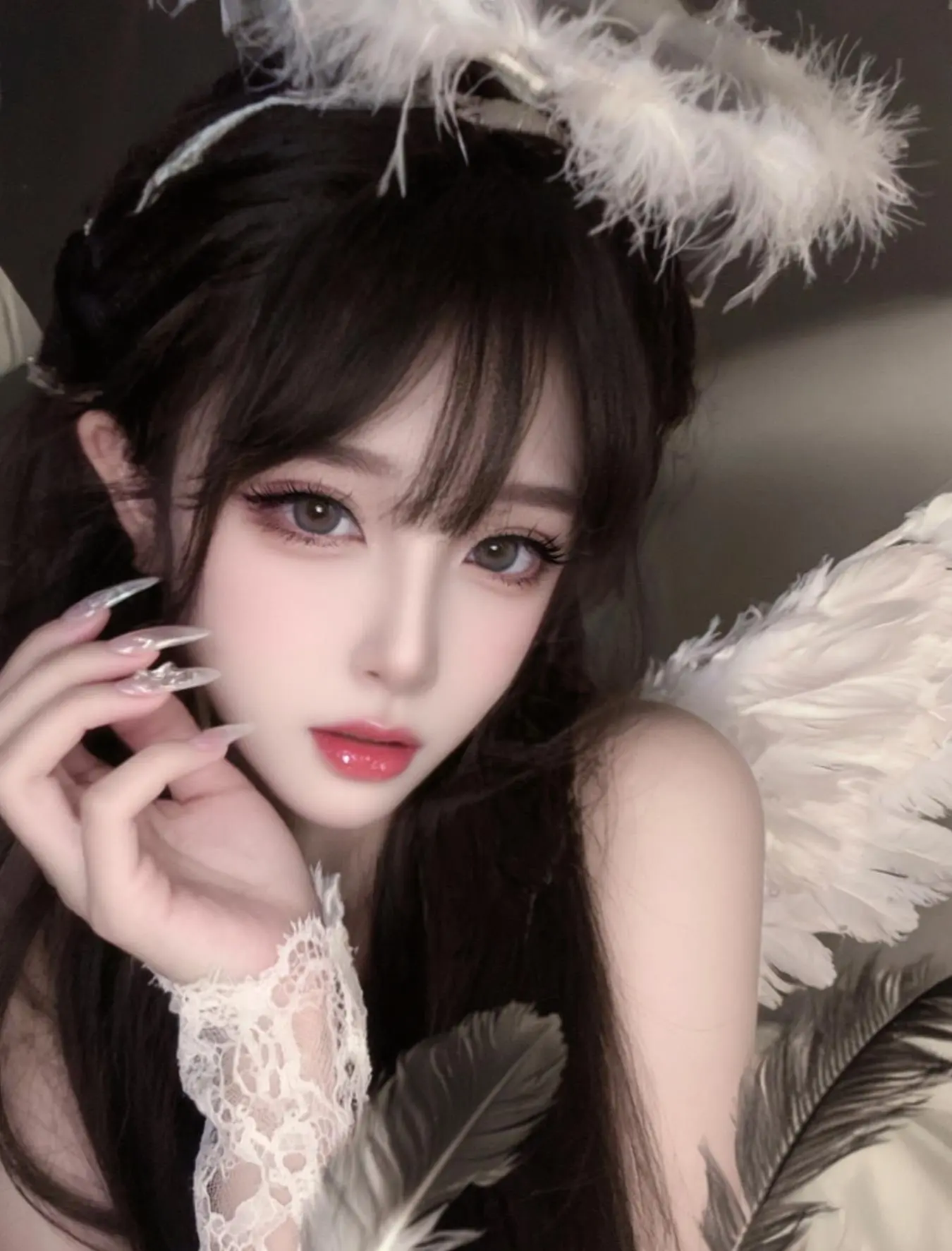 温柔女形象清新淡妆造型 女生图技巧教学 高颜值清纯美妆 美妆建模