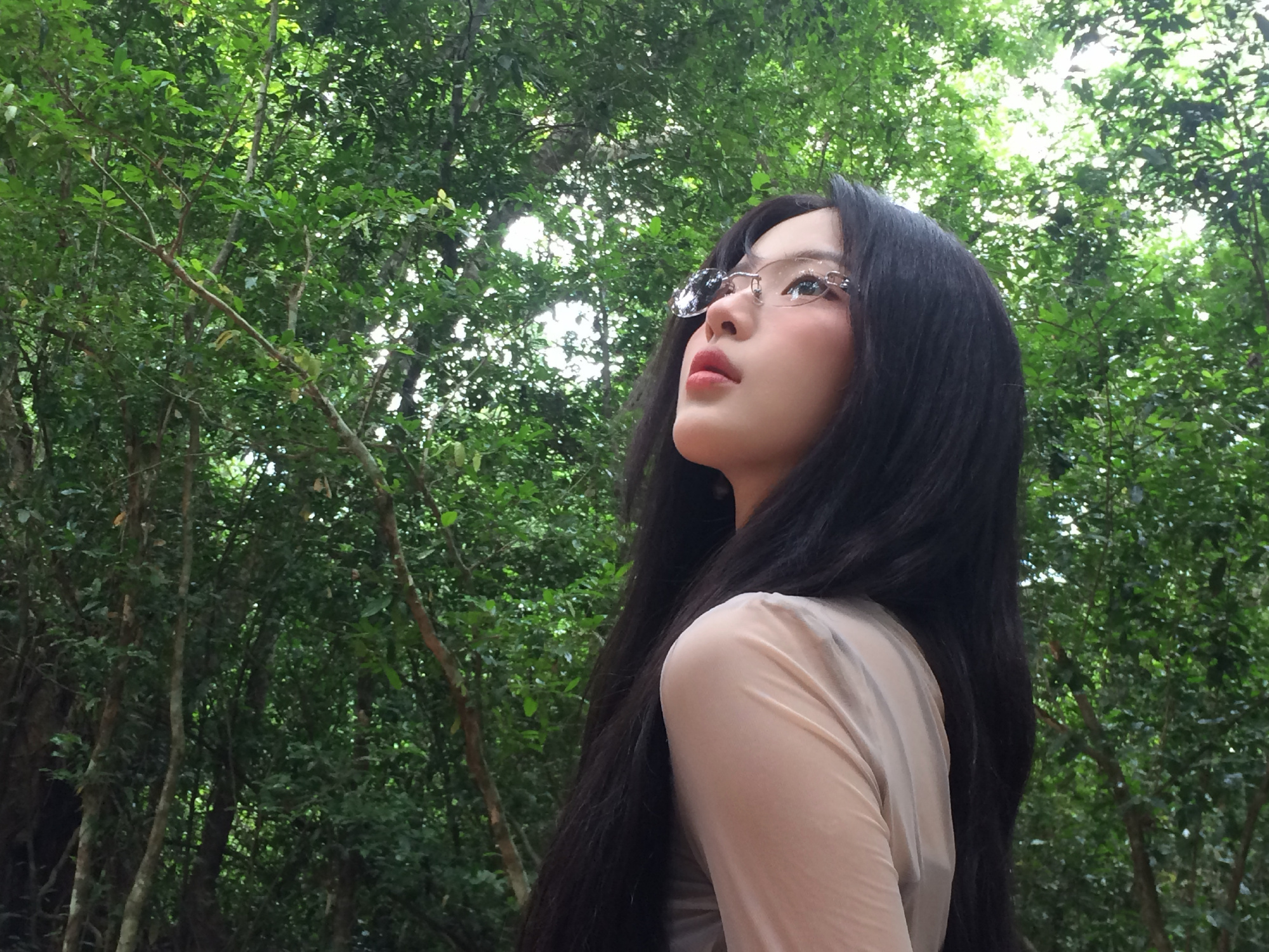 杨超越今天是太阳雨 ycy 杨超越郑雨 此女太美🎄​​​